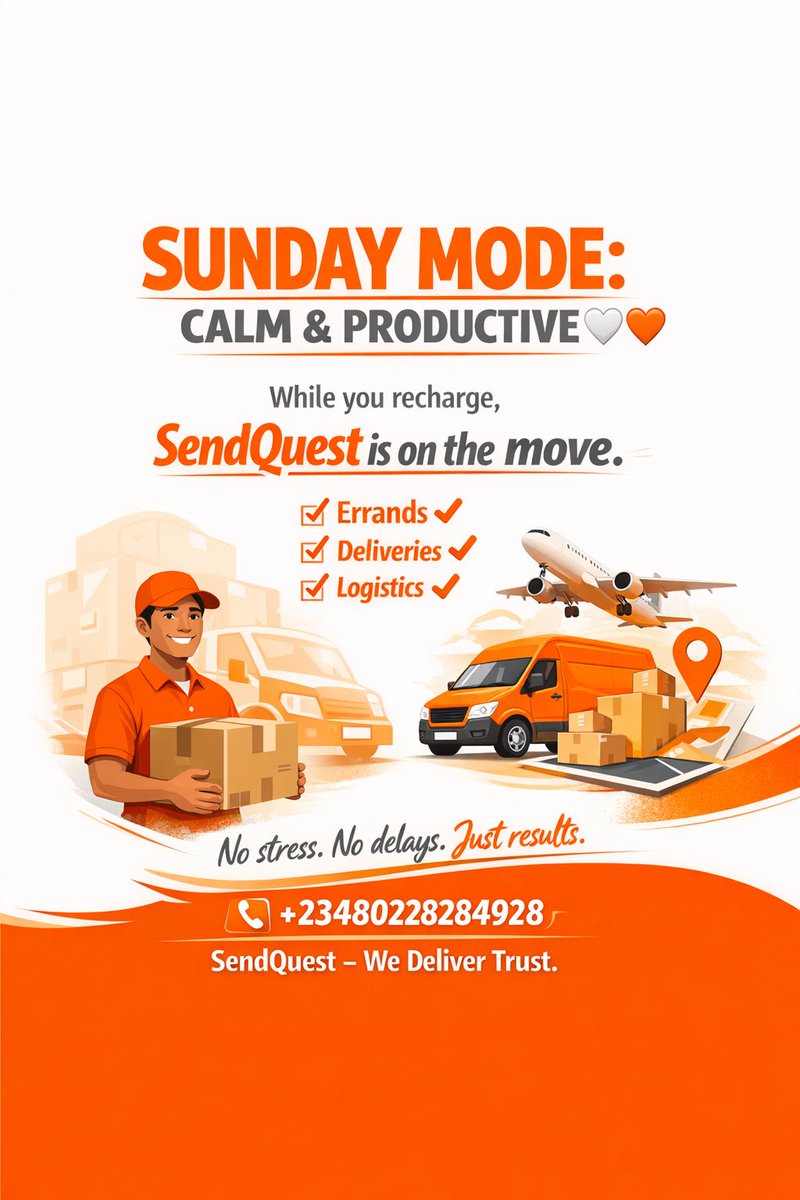 Happy Sunday everyone! #SendQuest #ErrandsMadeEasy