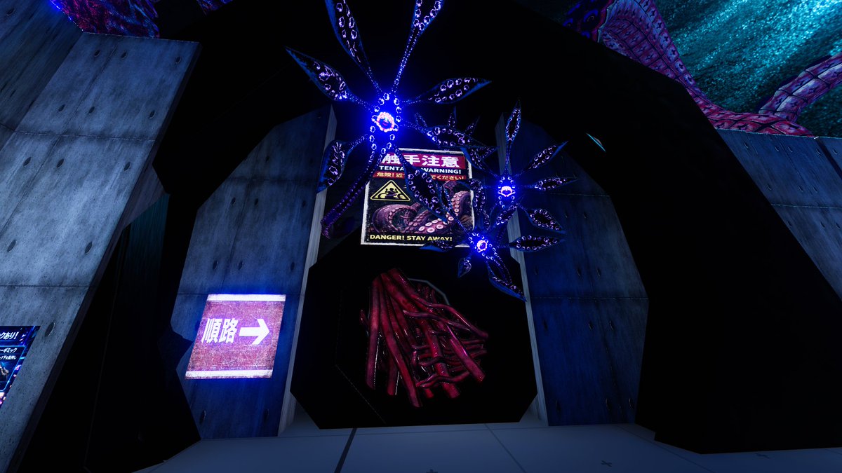 Zamieru_zamieru's tweet photo. 触楽園-Tentacle Lostを公開しました。
え、みんなここに突っ込まされるの?
Wait‚ is everyone seriously getting shoved in here?
欸,大家都要被塞进这里吗?
헐‚ 다들 여기에 처박히는 거야?
ワールドURL→https://t.co/P208hILZZC
#VRChat #MadeWithVRChat #VRCWorld #VRC https://t.co/wmOVvenQL5