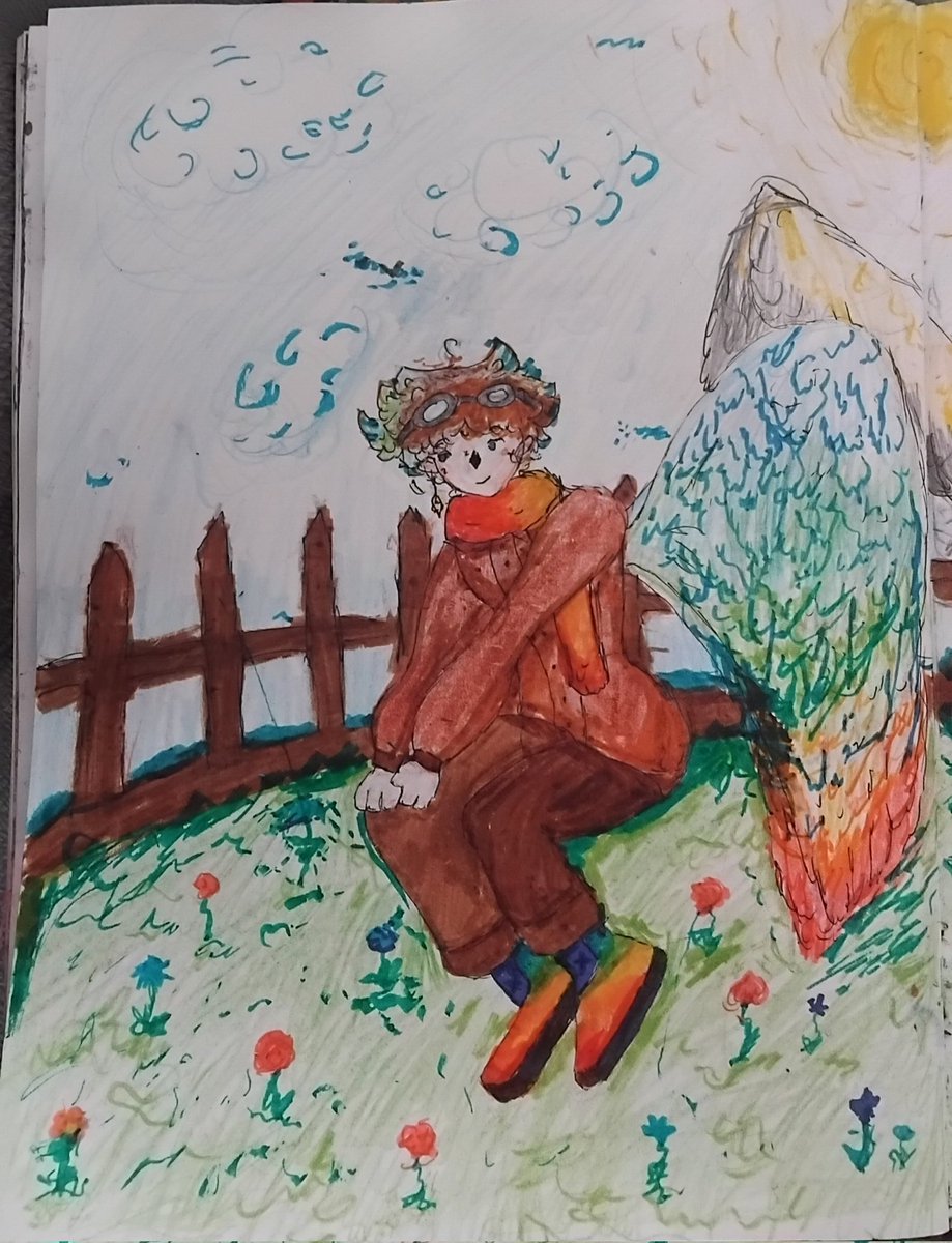 LamFun4's tweet photo. Parrot and Theo (Specifically from Unstable Universe) ! 
I'm happy with how it turned out :) 
#Unstablesmp #UnstableUniverse #fanart #parrotx2 #Parrotx2fanart #theobaldthebirdfanart #theobaldthebird https://t.co/U3FponQO2t