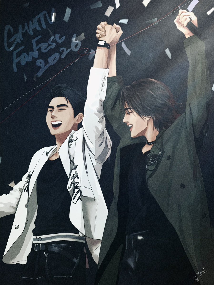 2日間お疲れ様でした🩵🤝🩷

#GMMTVFANFEST2026JP
#SkyNani #skywongravee #hirunkit_ #สกายนานิ