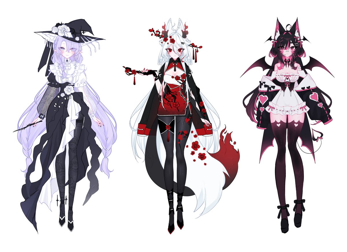 Set Price Adoptables

✦ Price for each: $165
commercial rights included

Available on my Kofi Shop, link below ↓ ♡ &amp; ⟳ are very appreciated!!