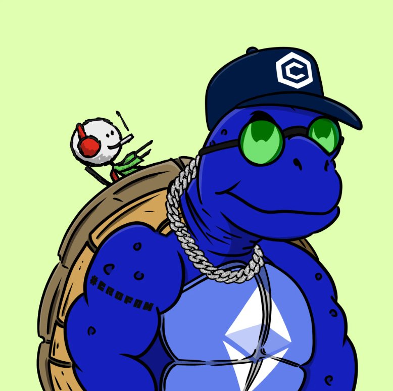 Gm #crofam ☕️

Happy Sunday $TURTLE funday! 🐢

Native to #CronosChain, and bridged to #Ethereum! Soon to be supporting 3 NFT collections on both chains! What other lowcap gems are building like this? Learn more at turtleoncro.com #mfer! 😏🐢

#cryptocom #fftb #bornbrave