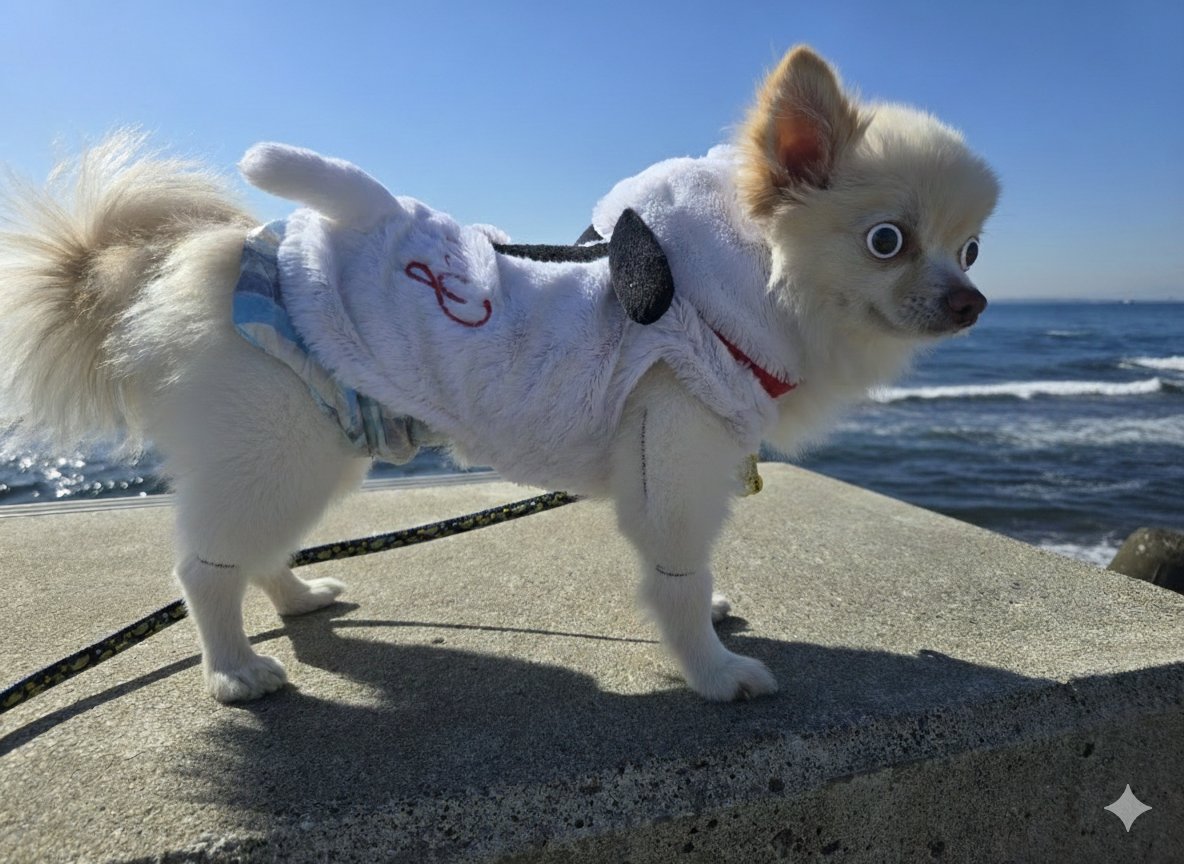 チャッピー様リクエスト作品『いぬづくし』 1の写真から、 ぬいぐるみっぽくしてみて！ とお題を出した結果 2枚目