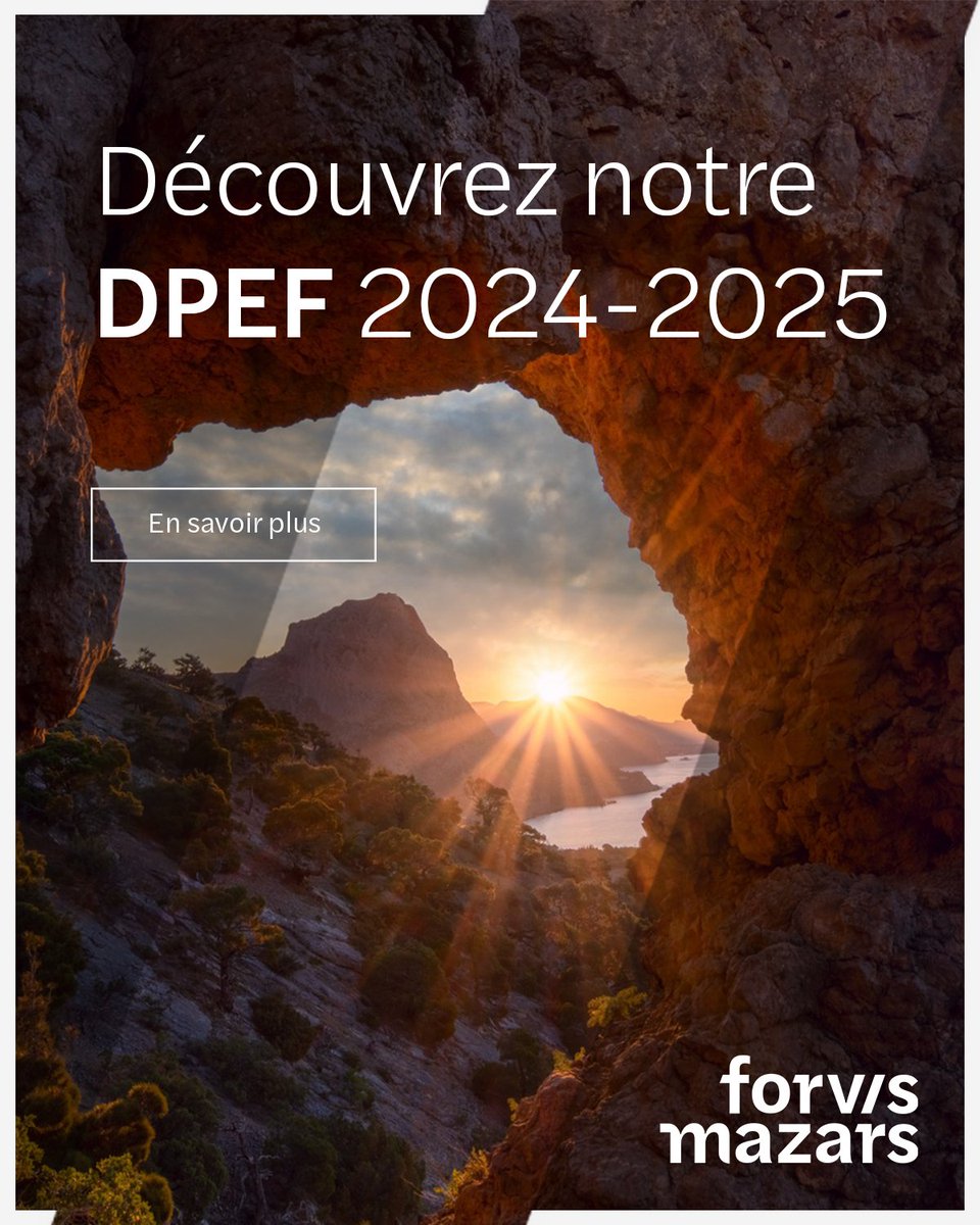 ForvisMazarsFR's tweet photo. [#DPEF] Découvrez notre Déclaration de Performance Extra-Financière 2024-2025 ➡️ https://t.co/ed6eRMKSwR https://t.co/oG6Y019KDU