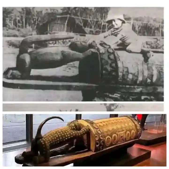 France 🇫🇷 is deceitful, take a look at the drum they stolen from Côte d'Ivoire 🇨🇮 in 1916 and the one they returned this year 2026. Many think it’s just a drum, the truth is that it’s more than a drum.