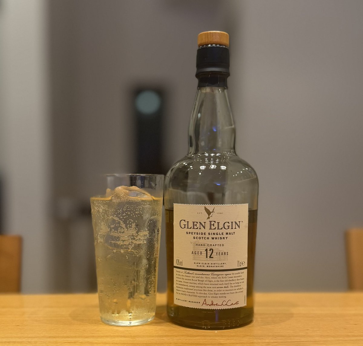 うーーん‼️うまいっ‼️ やはりグレンエルギン12年はうまいっ✌️ 終売