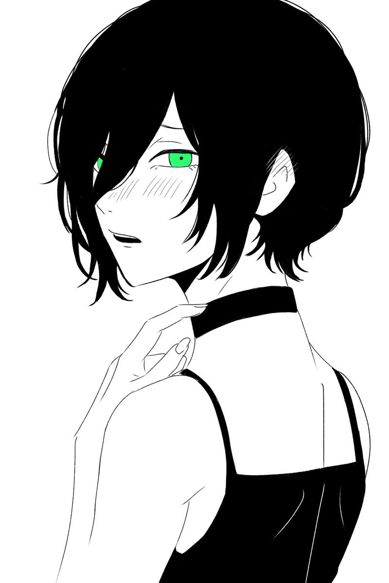 _0ychel's tweet image. 対悪魔で髪切られちゃったレゼ
デンジは多分「みじけーのも可愛いぜ！」って言う