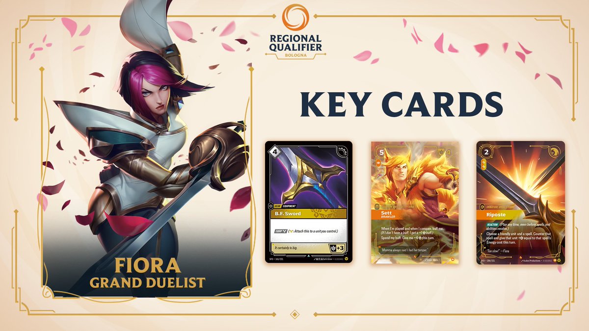 We have a Fiora dueling it out for a spot in top eight at 8-2. Can she overcome Irelia's blades? 

See the decklist below ⬇️