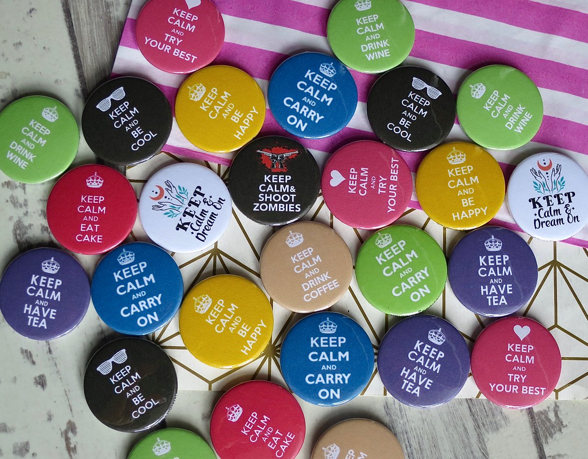 koolbadges's tweet image. A few more colourful keep calm inspired badges - we have a great selection in the shop 💫 We have a 25% OFF sale running &amp;gt;&amp;gt; koolbadges.co.uk/keep-calm-badg… #keepcalm #badges #buttonbadge #koolbadges