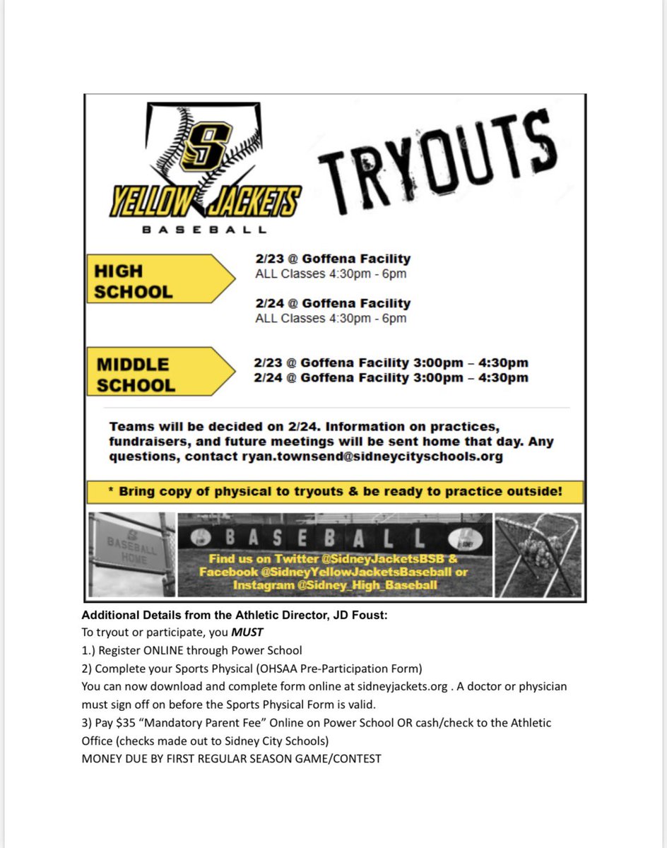 Sidney Baseball tweet media