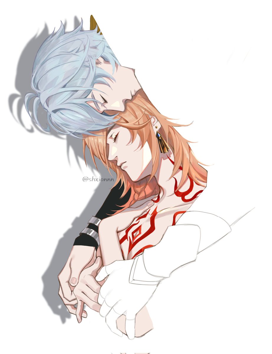 shxi_onn's tweet photo. Take my hand,take my whole life too.
#Phaidei #Phainon #Mydei https://t.co/0c2UjRvSPz
