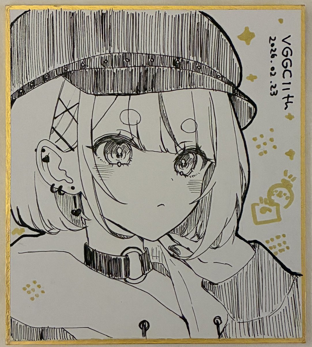 VGGC11thに持っていく色紙① みみたや🐰