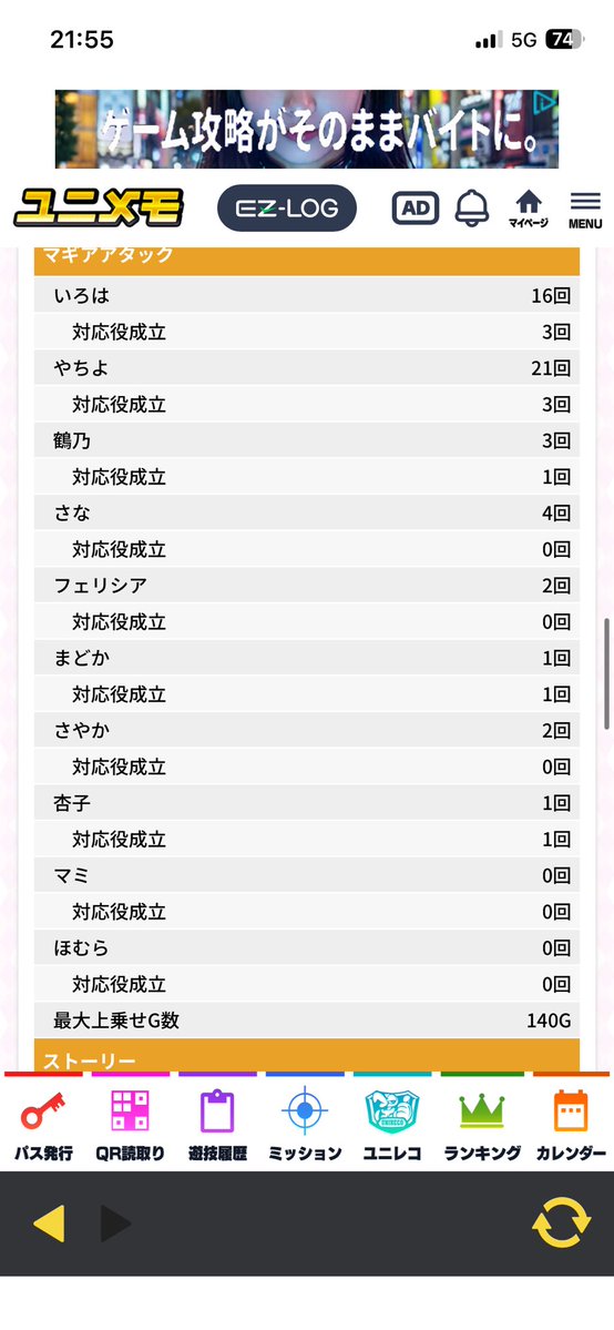 堪能した（−1000枚） 3かなぁ