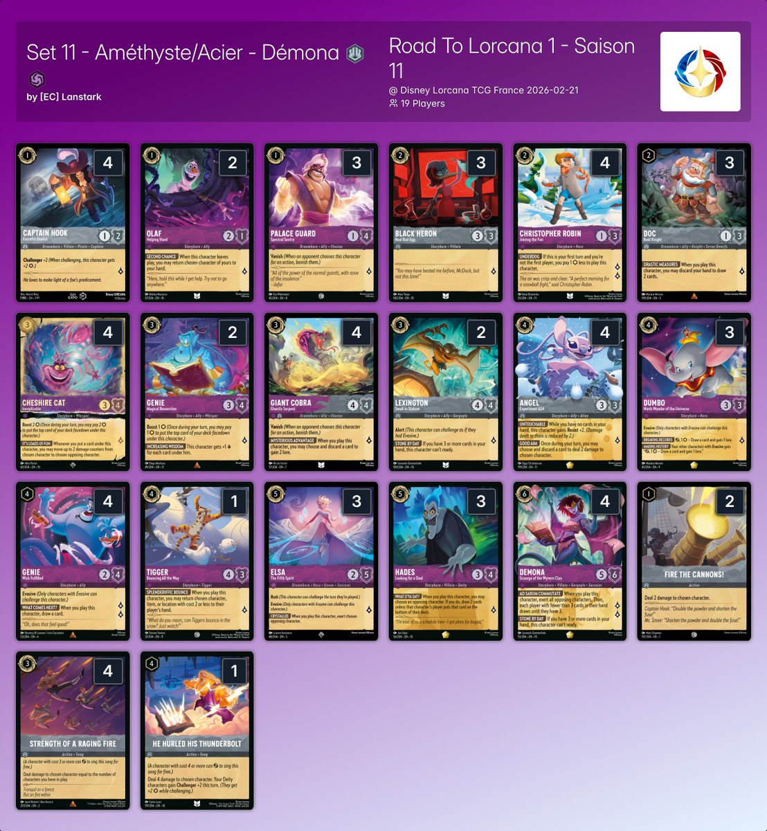 inkDecks: Lorcana Decks tweet media