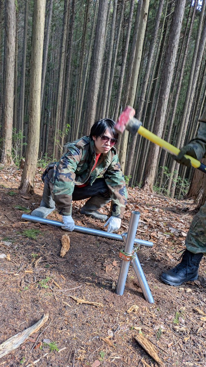秘密基地 遊楽　サバイバルゲームフィールド tweet media