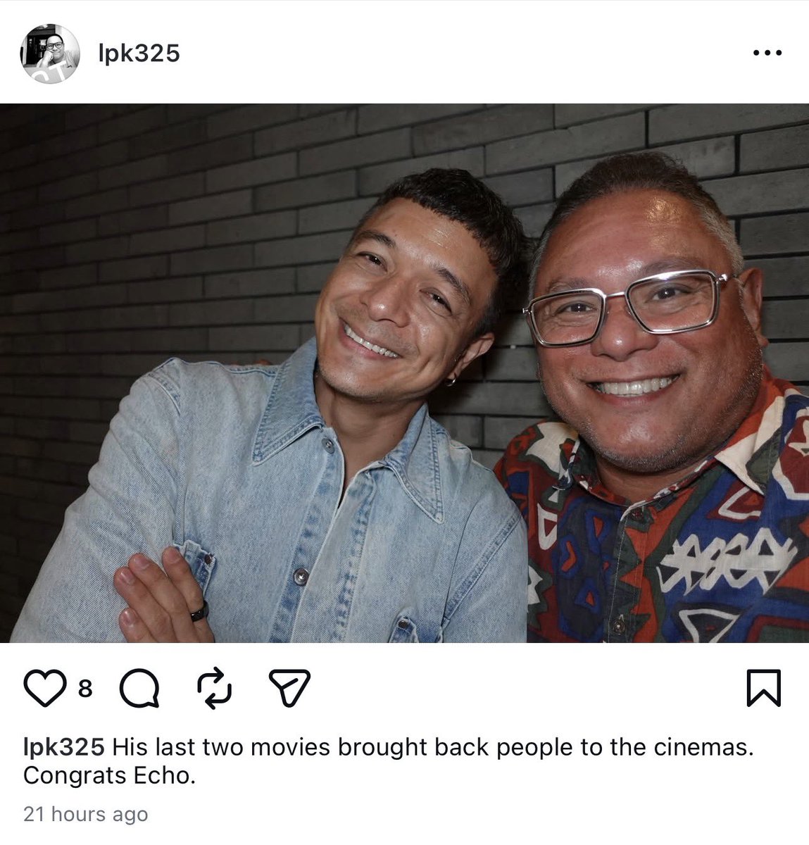 "His last two movies brought people back to the cinemas"-
 Leo Katigbak

Congrats <a href="/jericho_rosales/">Jericho Rosales</a> 👑 you deserve this and more! since box office hit pareho im sure madadagdagan pa mga film na ipoproduce niya at more work para sa mga nasa likod ng camera 🥹 
#TheLovedOne #Quezon