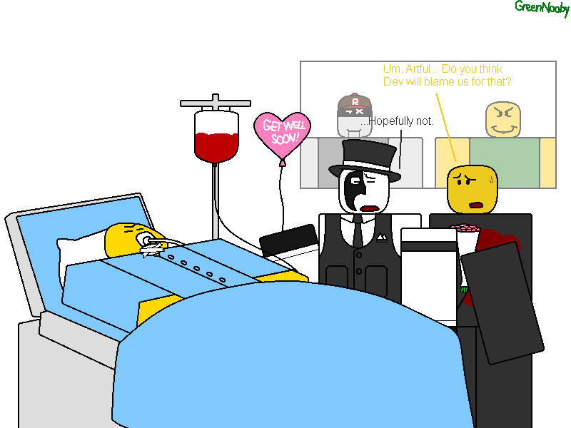 [new comic!!!1! :D]
the day devesto got his vocal cords ripped apart/removed
#roblox #dieofdeath #devesto #artful #mequot
