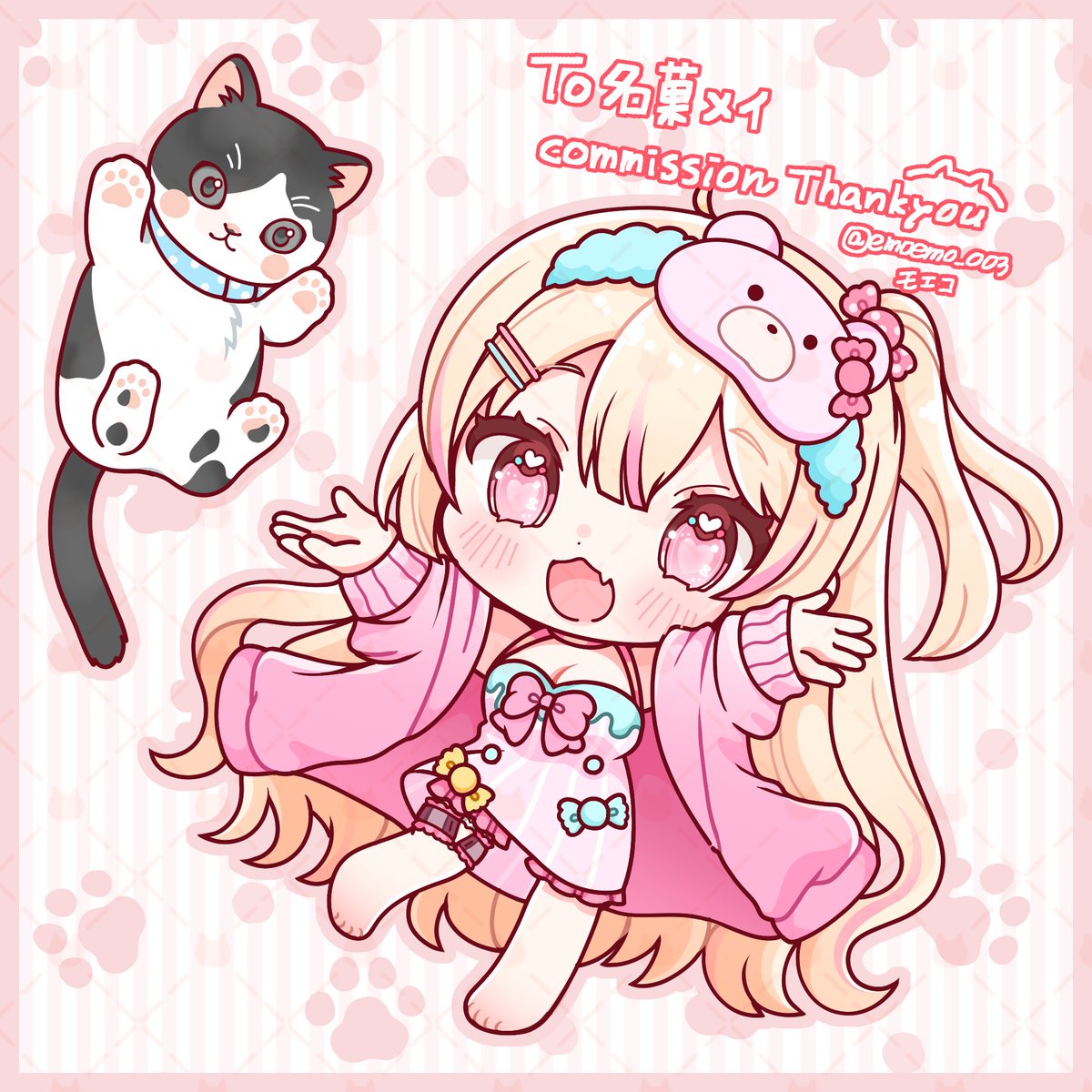 skeb 今日は猫の日🐾🤍 ありがとうございました🐱