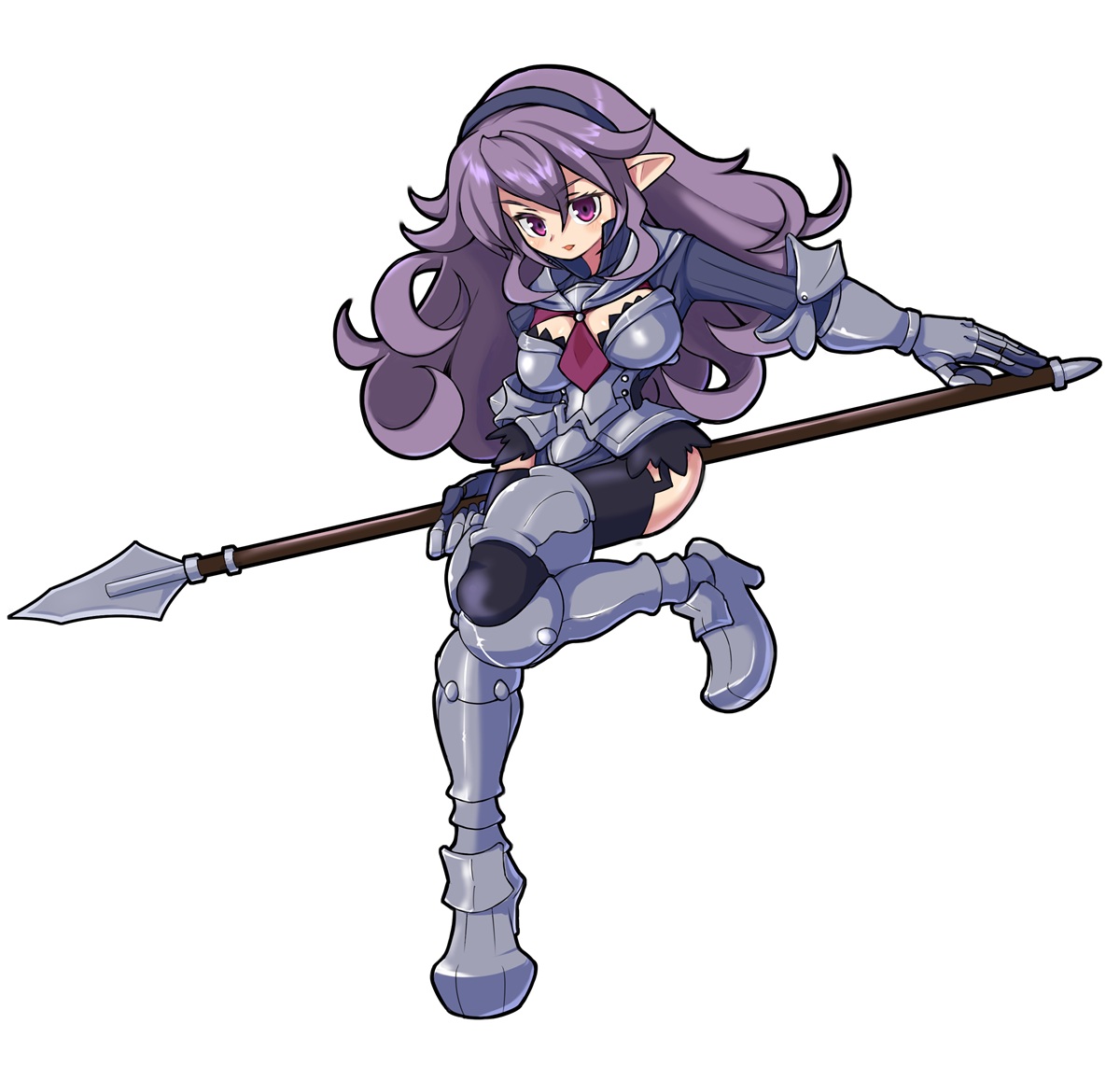 ディスガイアの重騎士さん描いたり
槍のデザインはなんかテキトーな・・・
_(┐「ε:)_