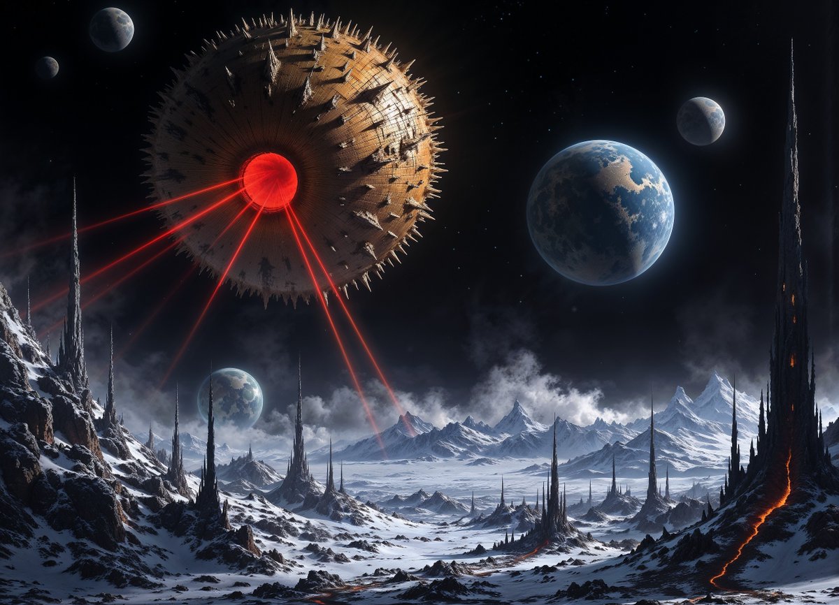 Orbital Megastructure #SciFiArt