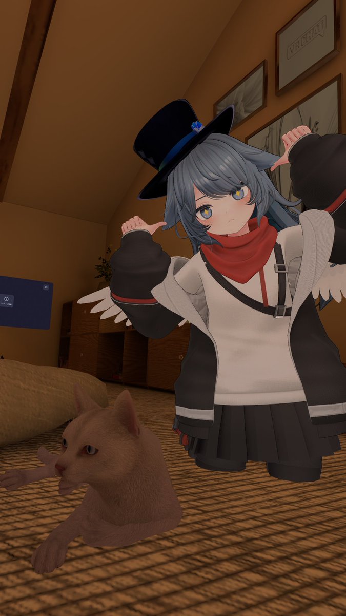 VRC_VERMILION #ねこの日 ねこの日だ!2月22でにゃんにゃんにゃんって