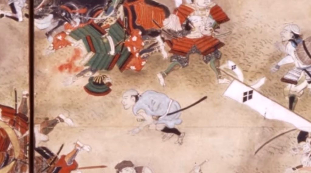 長篠合戦図屏風に1人だけ防具無しの無課金勢がいるの知ってますか？