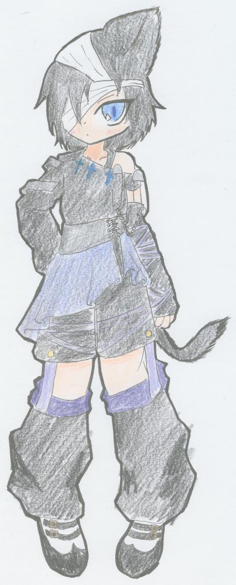 猫の日なのでTRPGのPC紹介
鋼鉄のユグドラシルで使用している刻刻崇呪(こくこくすう まじな)
黒猫の特徴をいくつか持つ15歳の少女
お人よしなのに不幸な生い立ちから他人を簡単に信用することができないせいで自信過剰ツンデレな態度をとりがちな不器用な娘
なんと11年前から使い続けているPC 