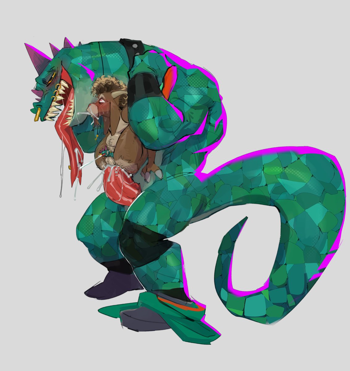 GayYiffBot's tweet photo. "the goet and lizerd fella from  p*treon request 5…" 

 Artist: concosive 

 URL: https://t.co/Ajbha87a3H 

 #furry #yiff #gay #gayyiff #nsfw #e621 #nsfwfurry https://t.co/XUji3MkNr6