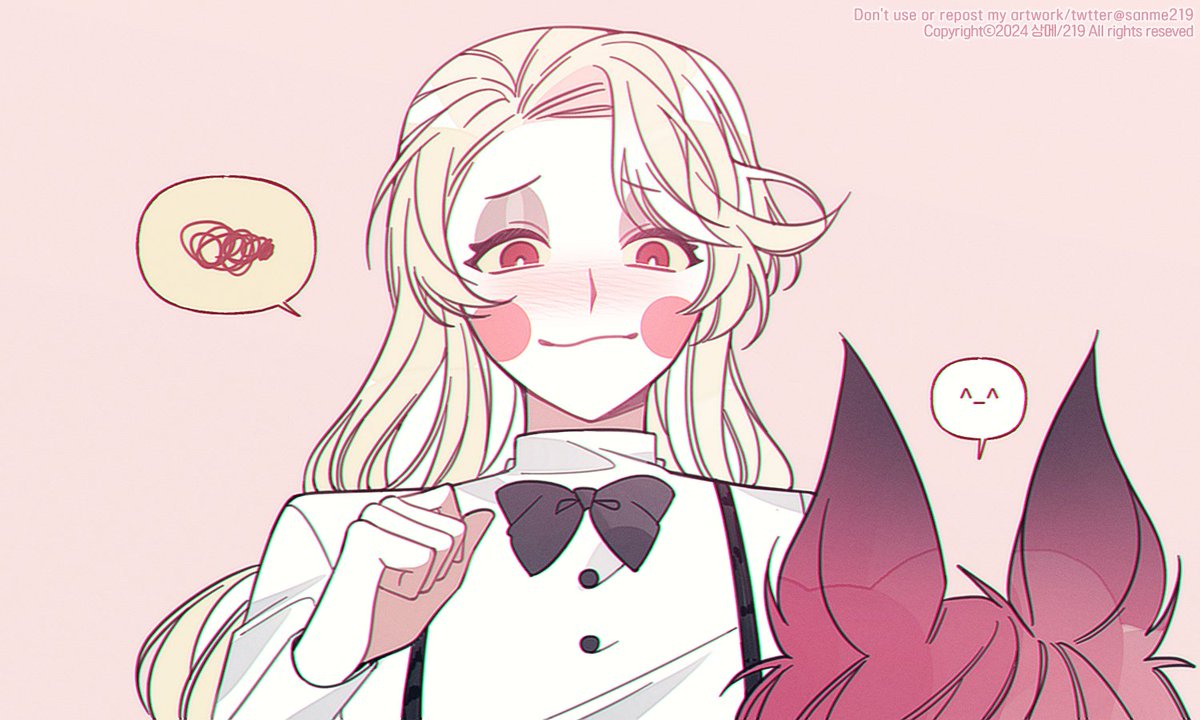 UP_SANME's tweet photo. 📻🌈🩷
#HazbinHotel #Charlastor https://t.co/jz6uLLh54b