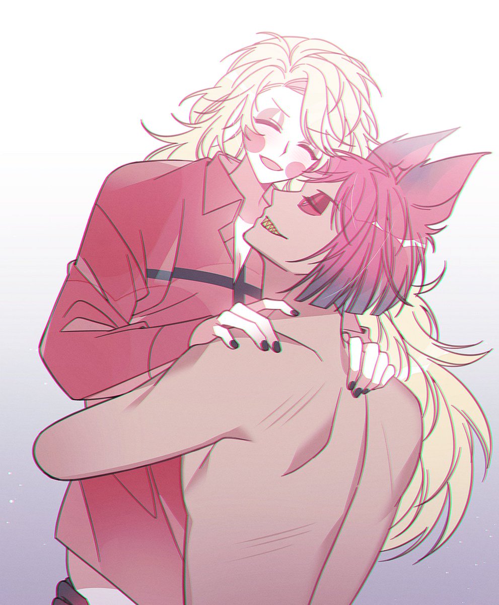 UP_SANME's tweet photo. 📻🌈🩷
#HazbinHotel #Charlastor https://t.co/9UyiFSHGWO