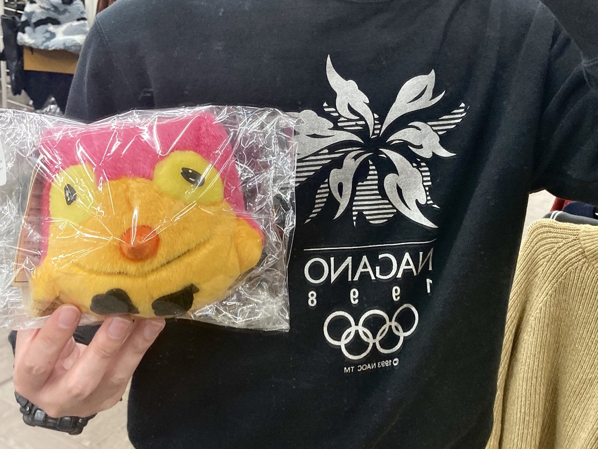 スノーレッツのぬいぐるみをゲット！偶然にも今日は長野オリンピックの