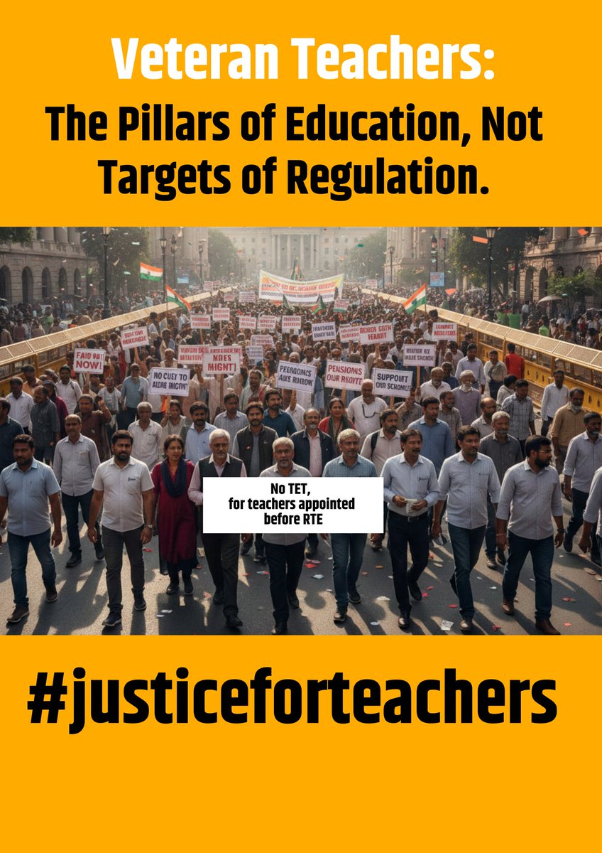 #JusticeForTeachers

<a href="/DrDCSHARMAUPPSS/">Dr Dinesh Chandra Sharma</a>
@TFI_2025
<a href="/UPPSS1921/">UPPSS(उ०प्र०प्राथमिक शिक्षक संघ)</a>
<a href="/SanjaySnghUPPSS/">Sanjay Singh</a>
<a href="/PMOIndia/">PMO India</a> 
<a href="/narendramodi/">Narendra Modi</a> 
<a href="/CMOfficeUP/">CM Office, GoUP</a>
<a href="/dpradhanbjp/">Dharmendra Pradhan</a> 
<a href="/jayantrld/">Jayant Singh</a>

#JusticeForTeachers