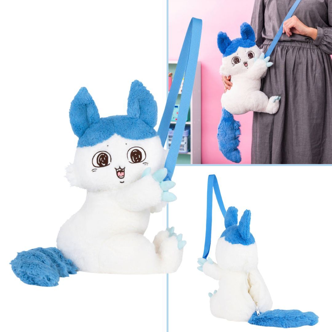 Chiikawa Parallel World!? Shoulder Bag Plush Hachiware Stronger