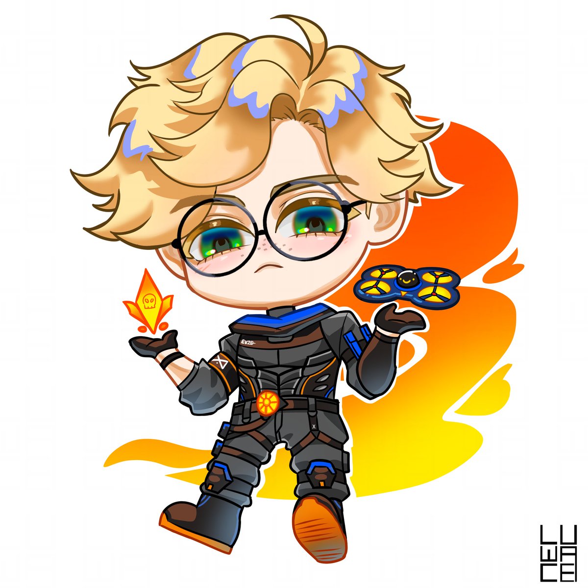 Shade chibi #apexlegendsoc