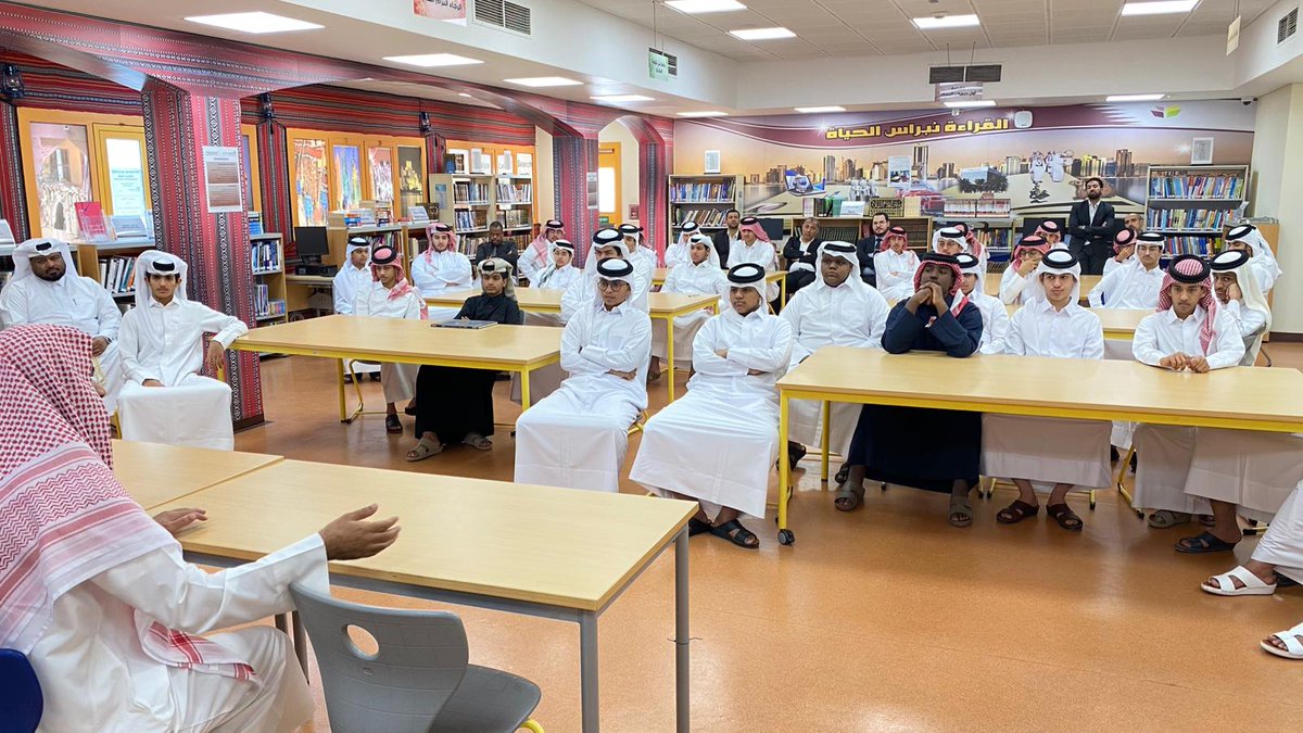 QBS13's tweet photo. نظمت المدرسة محاضرة توعوية عن شهر رمضان المبارك للطلاب والمعلمين، بالتعاون مع وزارة الأوقاف والشؤون الإسلامية، تناولت فضائل الشهر الكريم وأهمية استثمار أيامه في الطاعات والقيم الإسلامية.
وهدفت المحاضرة إلى تعزيز الوعي الديني وترسيخ القيم الإيمانية لدى الطلبة. https://t.co/s5vwT7KBnP