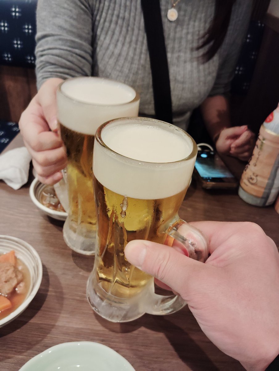 帰り間際に1杯✨
てか2杯3杯