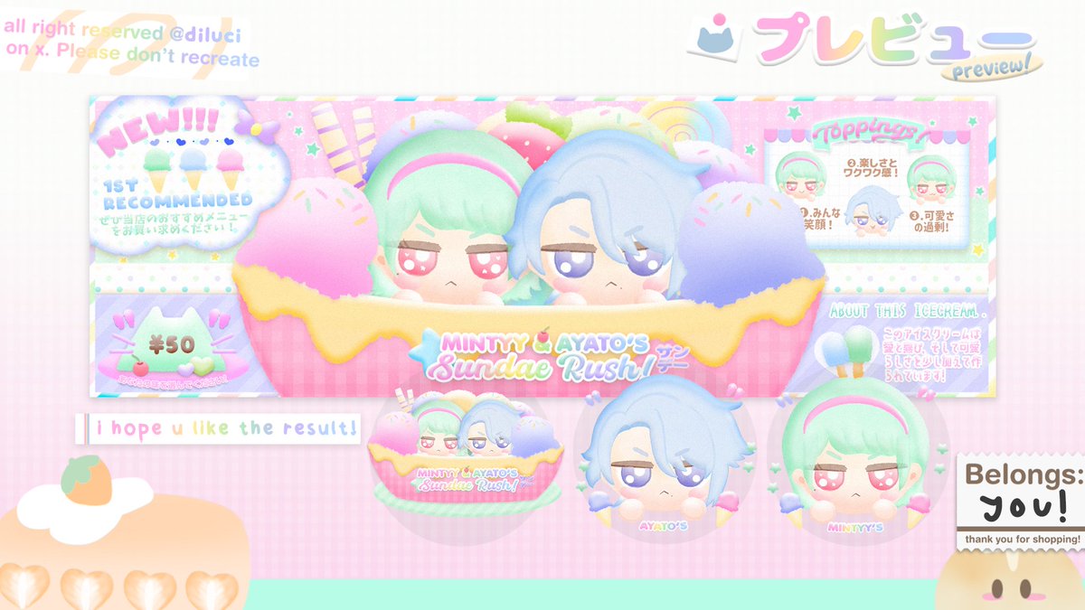 diluci's tweet image. help repost please? ありがとう ! (๑'ᵕ'๑)⸝*

⤿ hi, minta waktunya sebentar untuk ospek anak kandung chibi handdrawn zen yaa! nama katalog ini "ecim" 🍨₍⑅^..^₎♡ ada 2 versi ; single dan couple •⩊• bila ada yang tidak aman, please hit up my dms :3

#zonauang #zonajajan