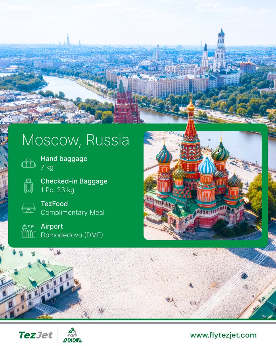 FlyTezJet's tweet image. 🇬🇧 A city that feels big, even between moments.

flytezjet.com

#TezJet #TezToMoscow #FlyTezJet #MoscowCity