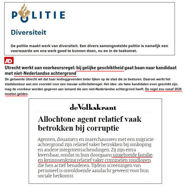 Gerard1945X's tweet image. Ook positieve discriminatie is in strijd met Artikel 1 van de Grondwet, dus strafbaar.
