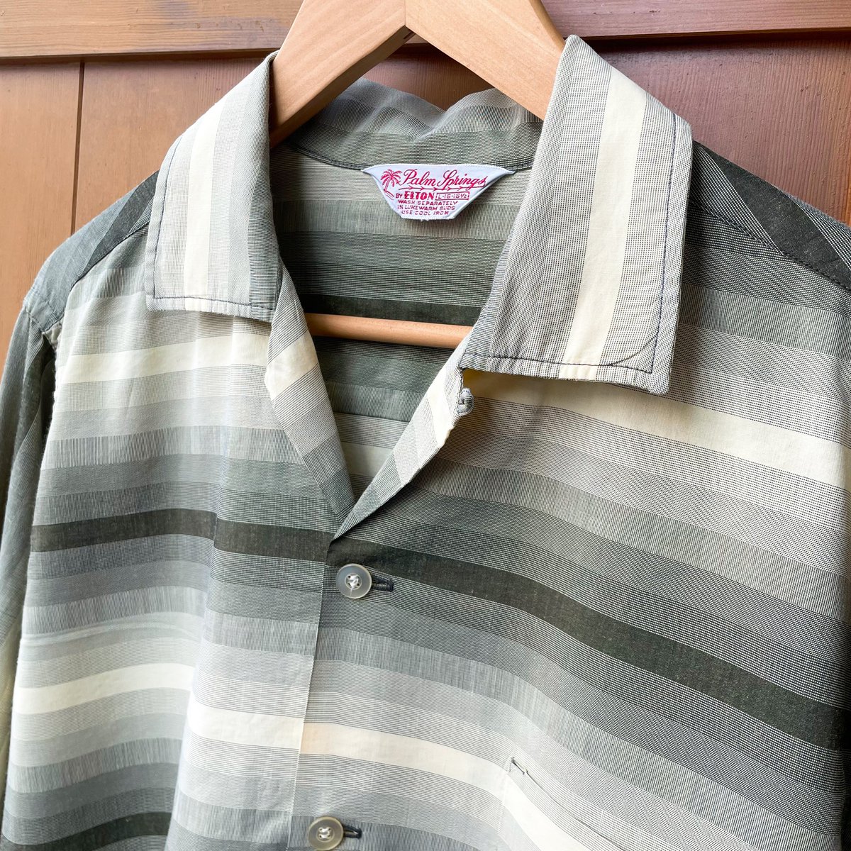 オープンカラーシャツ by Springs 50s-60s ELTON Palm