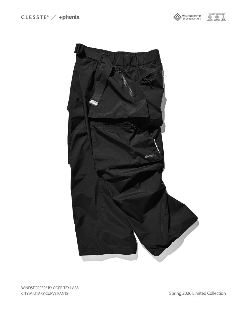 CLESSTE × Plus Phenix 2026 SS 別注 “WINDSTOPPER by GORE-TEX LABS