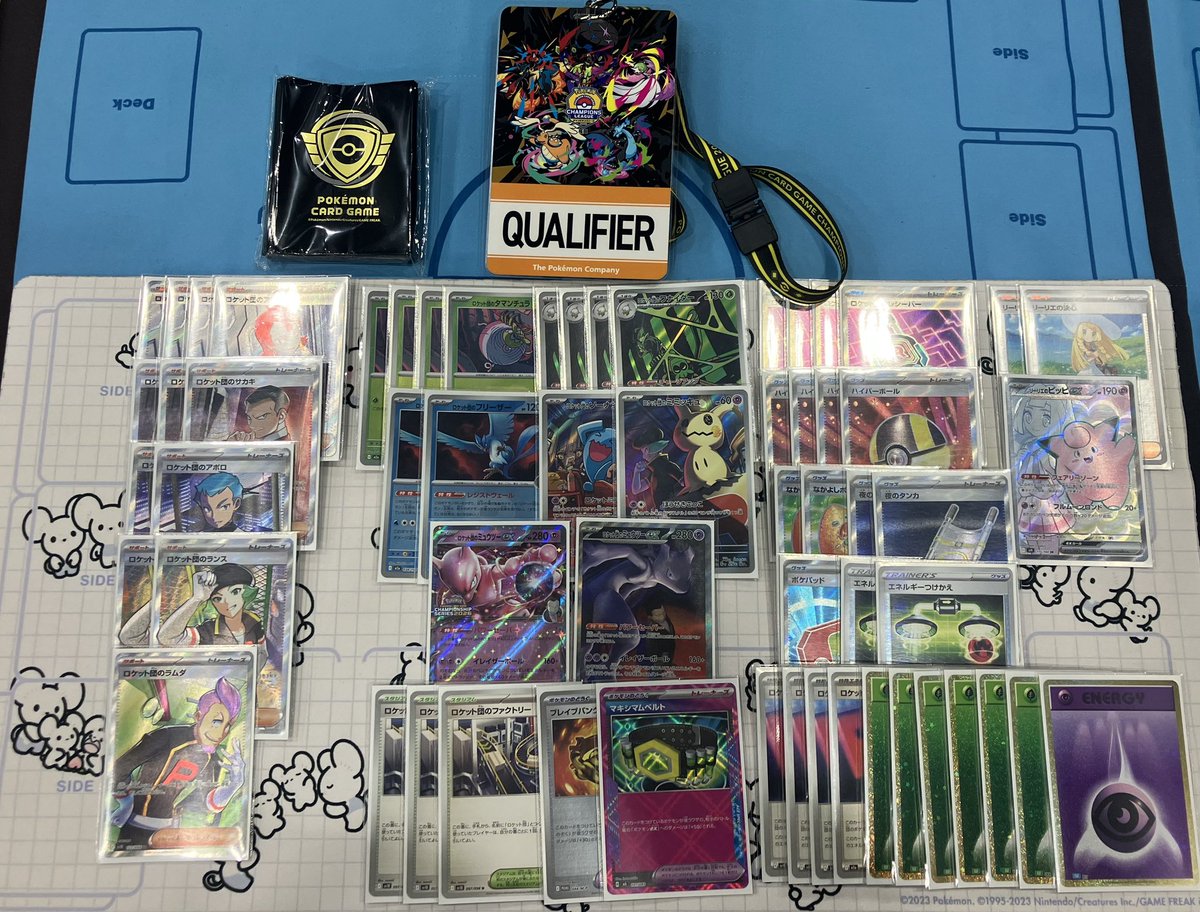 CL福岡　マスターリーグ32位でした。

ミュウツーもワナイダーもめっちゃ活躍してくれました。
１枚も後悔のない６０枚で挑めました。