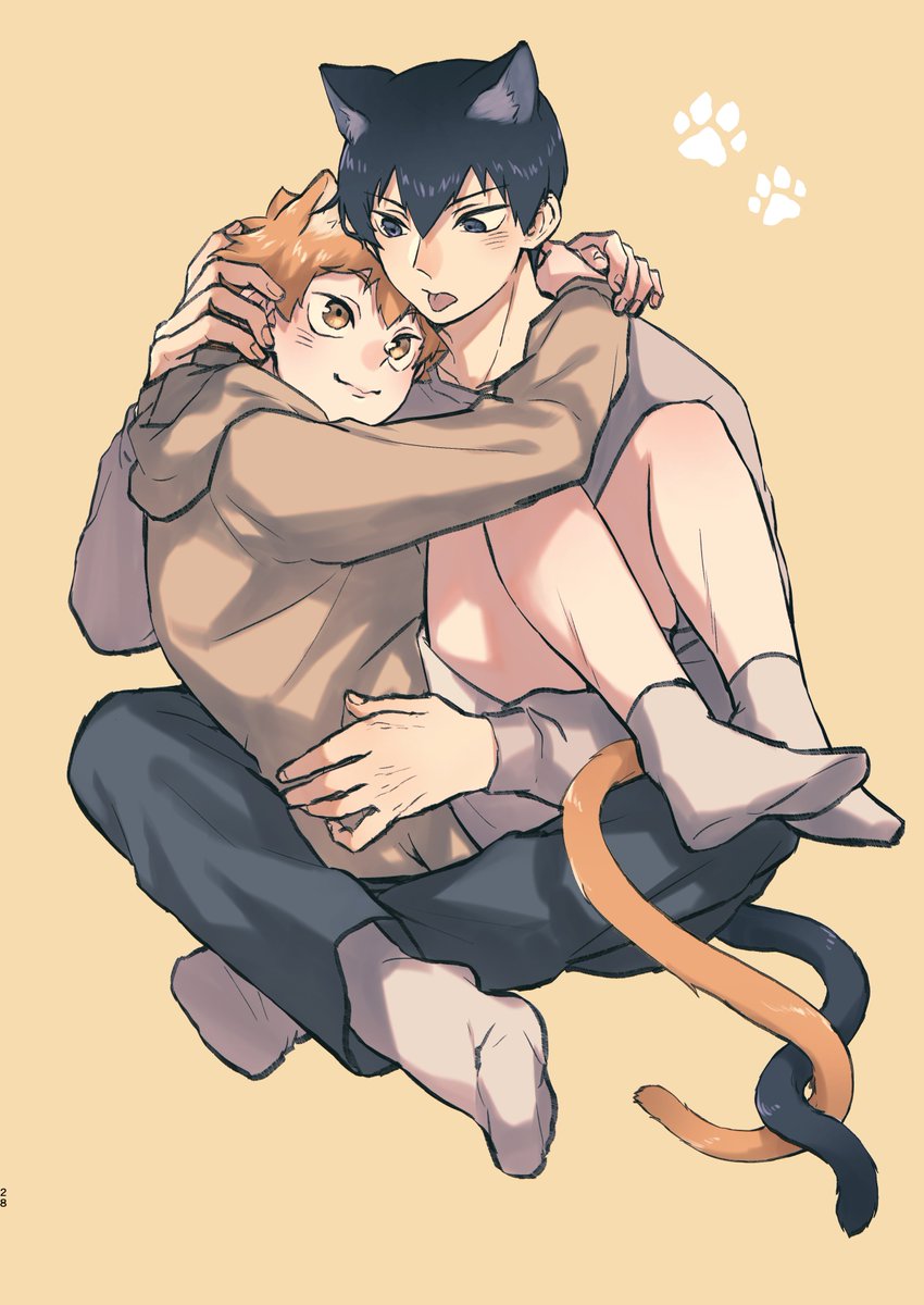 今日猫の日らしいので過去に描いた猫影日再掲 