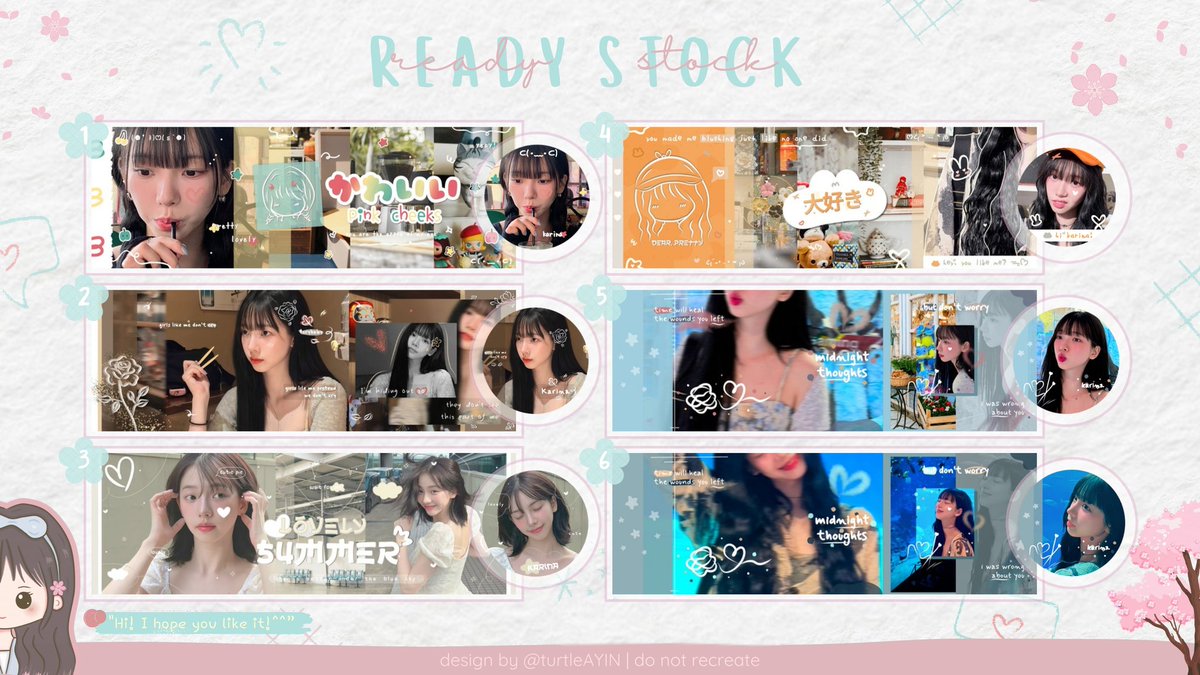 Repost will be greatly appreciated ✨ 

.⁠｡⁠*⁠♡ ready stock serba serbi karina baru keluar dari oven xixi (⁠♡⁠ω⁠♡) Free replace nick ava only ✓ mari jajann ♡⁠(⁠>⁠ ⁠ਊ⁠ ⁠<⁠)⁠♡ cek alt yah bes ෆ

#zonauang