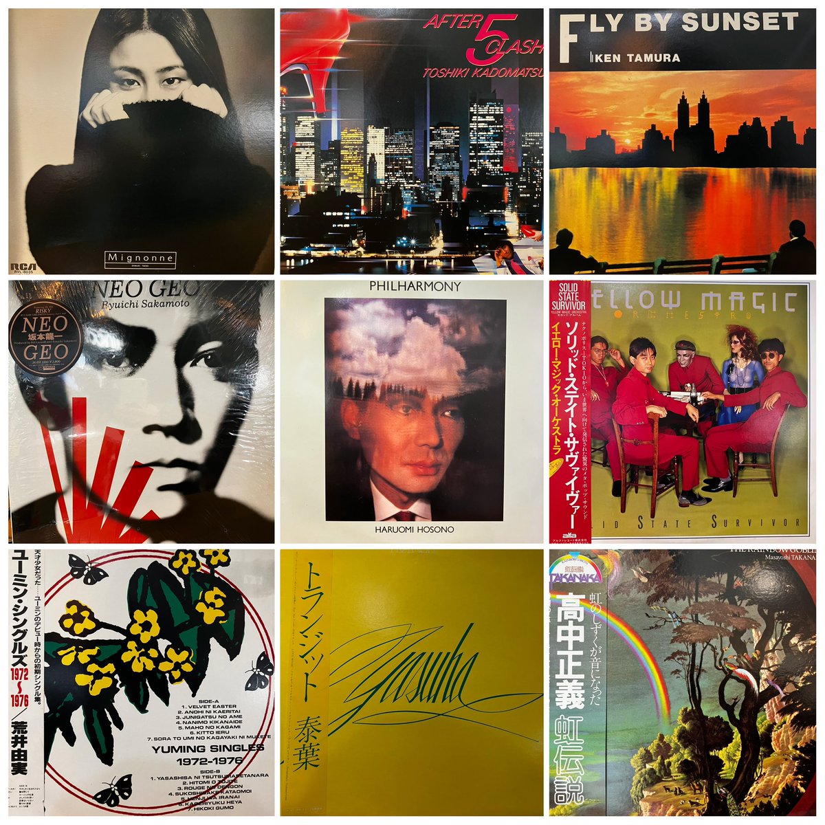 2/23 出品予告】明日はJAPANESE! 大貫妙子『ミニヨン』 角松敏生