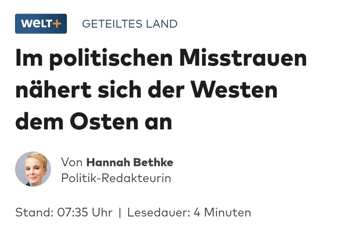 Der Westen wacht auf