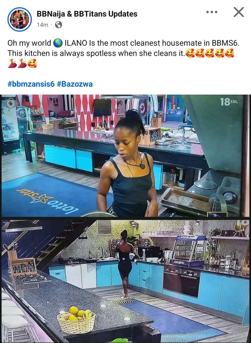 HlogoYaDitaba's tweet photo. Then some stupid fool from Italy will come and clean her skewed face in the kitchen sink and pots whereas there's a toilet and outside basin for that #BBMzansiS6 https://t.co/2DMN3acCtN