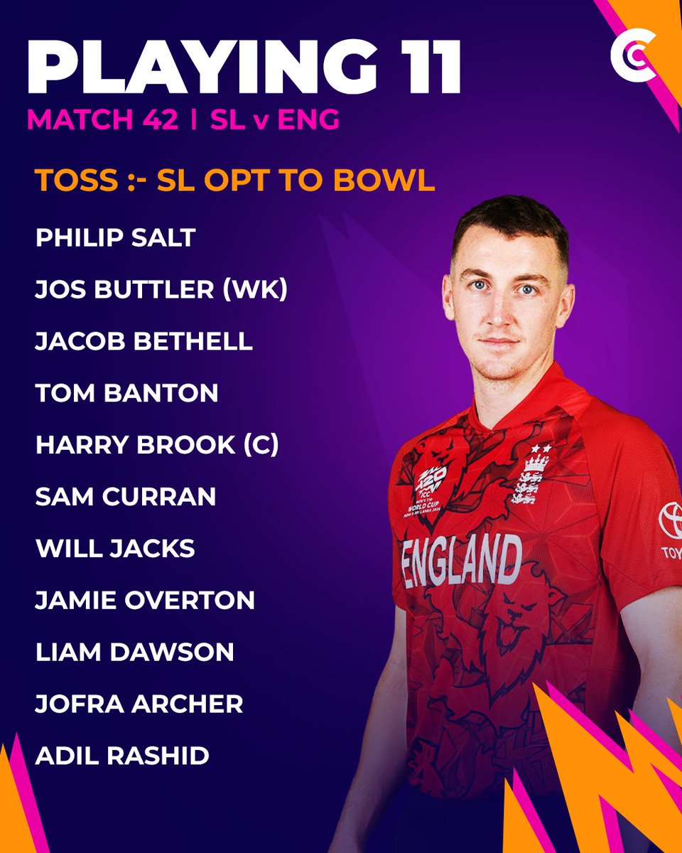 Criccore74's tweet photo. The lineups are LOCKED IN for a Super 8 showdown Between Sri Lanka and England

#SLvENG #T20WorldCup2026 #T20WorldCup #T20WC2026 #T20WC #criccore #INDvsSA #ICCMensT20WorldCup2026 #ICCMensT20WorldCup https://t.co/b1IlBPogj0
