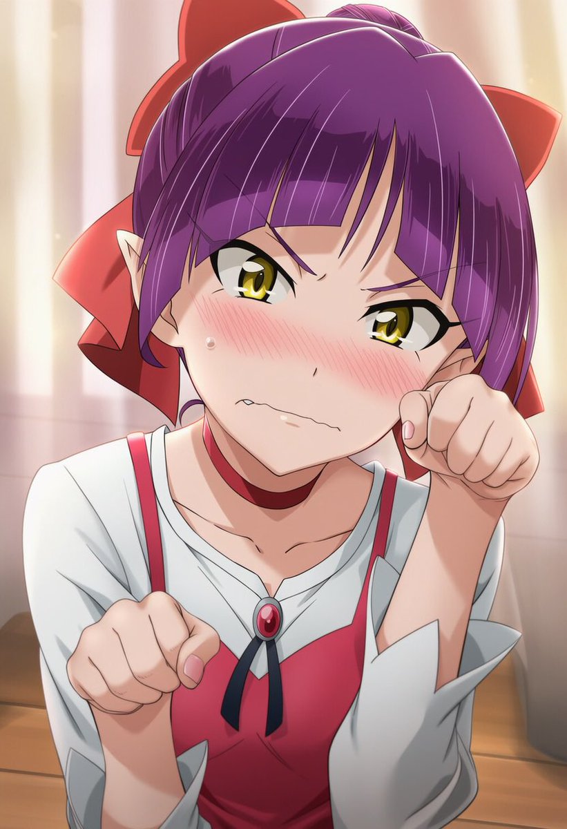 どうしても言われたので恥ずかしいのを堪えてニャーンするネコ姐さん