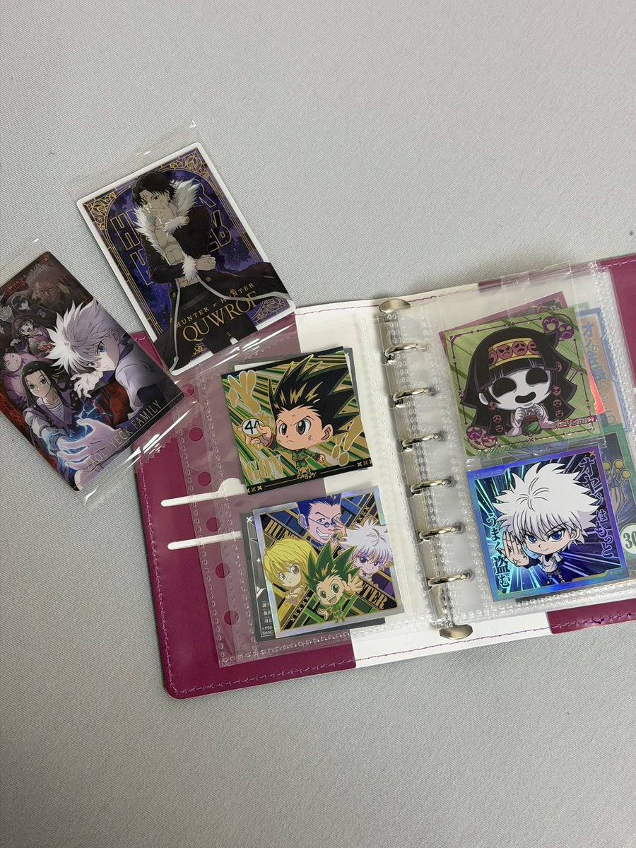 しまむらのHUNTER×HUNTERコラボのシール帳がアツい‼️‼️ ハンター